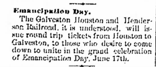 Emancipation Day (Juneteenth) - 