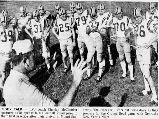 1970.12.26 LSU first Miami practice - 