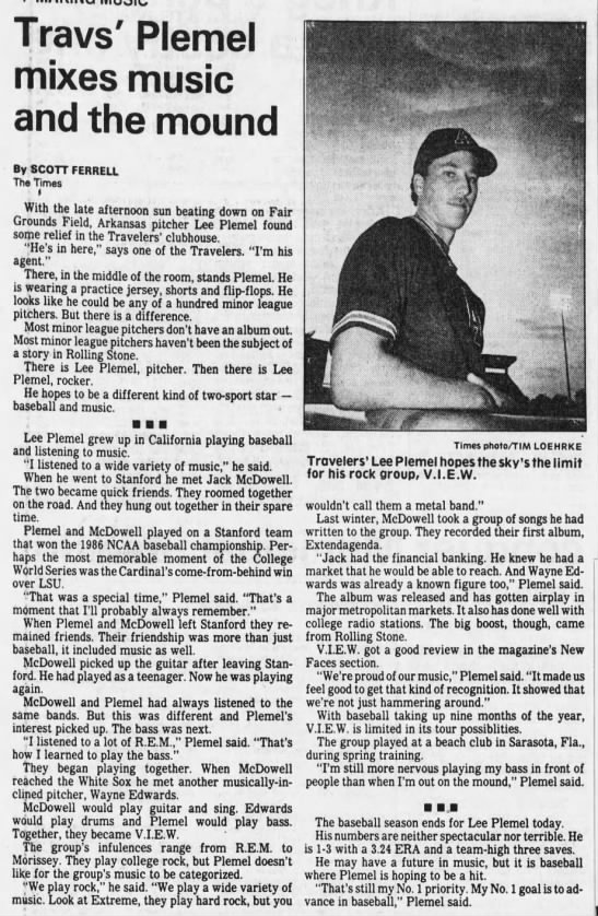 Lee Plemel - Sept. 2, 1991 - Greatest21Days.com - 