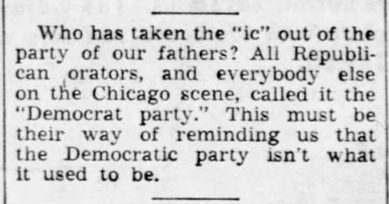 Graves, who has taken the "ic" out of the Democratic party, 1952 - 