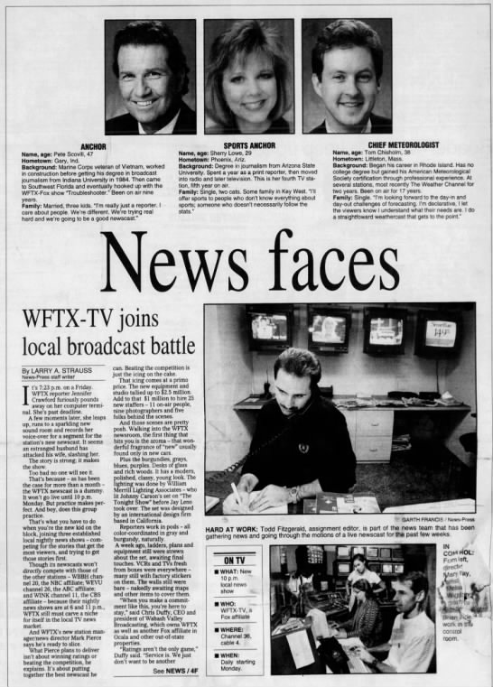 News faces: WFTX-TV joins local broadcast battle - 