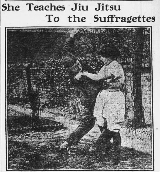 She Teaches Jiu Jitsu to the Suffragettes - 