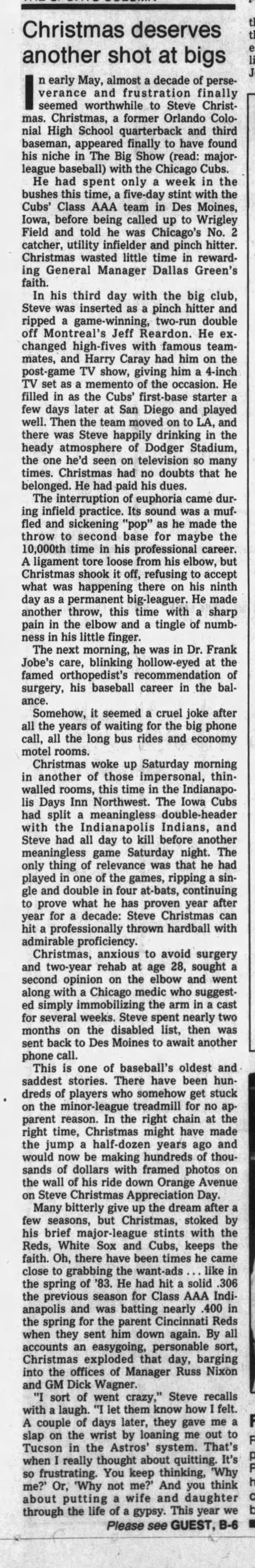 The Orlando Sentinel August 3 1986 - 