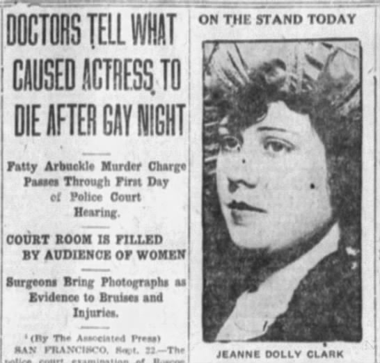 Fatty Arbuckle Murder Charge - 