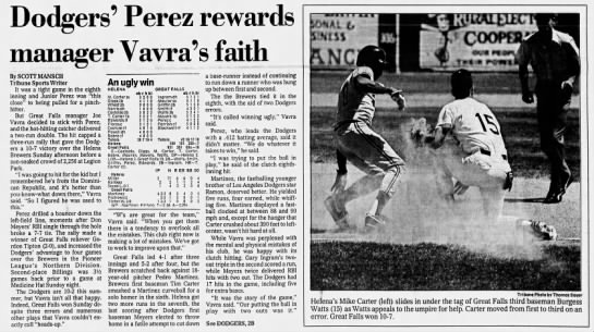 Junior Perez - July 1990 - 