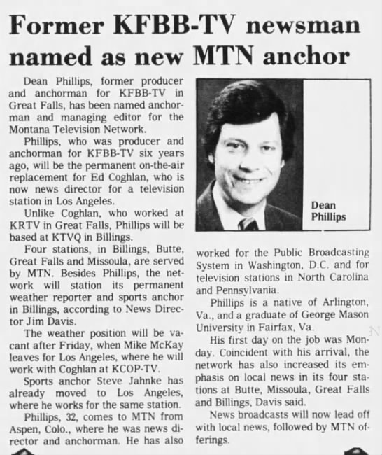 Former KFBB-TV newsman named as new MTN anchor - 
