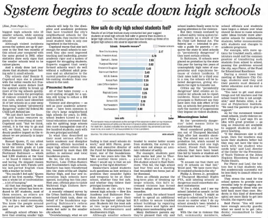 System begins to scale down high schools - 