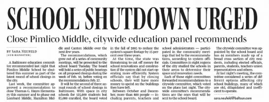School Shutdown Urged - 
