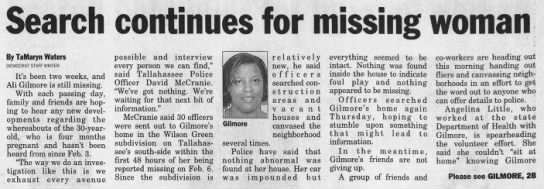 "Search continues for missing woman," pt. 1 - 