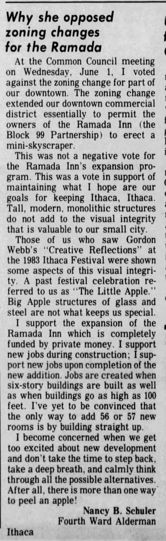 Little Apple=Ithaca, NY (1983). - 
