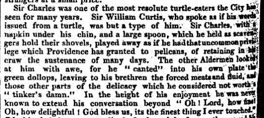 "Not worth a tinker's damn" (1834). - 