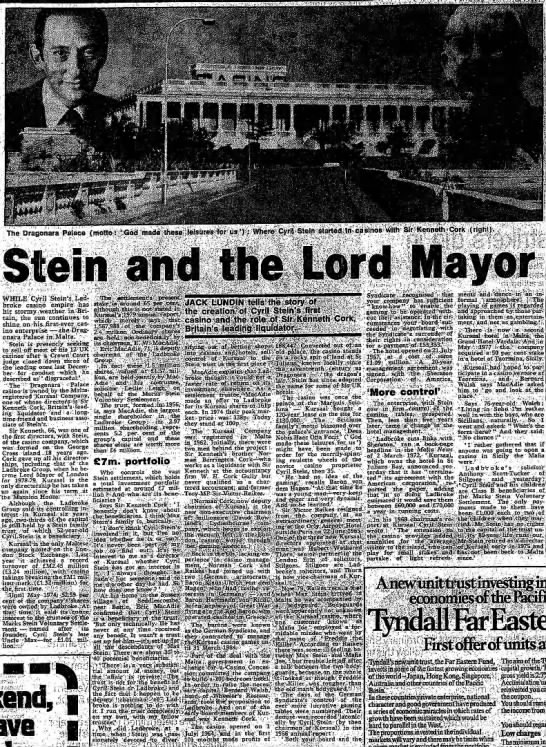 Stein and the Lord Mayor - 
