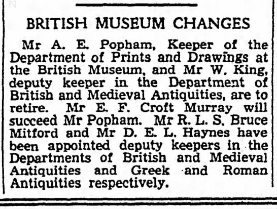 British Museum Changes - 