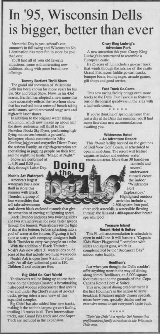 In '95, Wisconsin Dells is bigger, better than ever - 