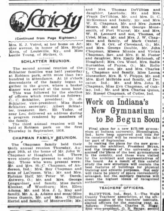 1915  Fort Wayne Journal-Gazette image