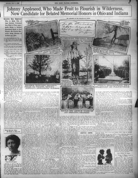1915 Fort Wayne Sentinel image