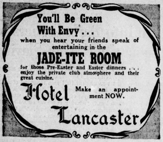 you will be green with envy!!! the jade-ite room at the hotel lancaster ad! - 