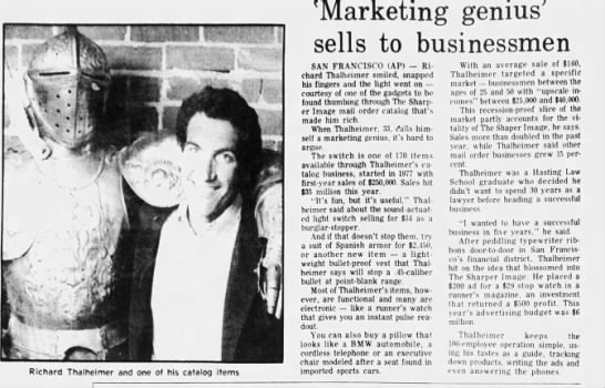 Marketing Genius December 22, 1981 - 