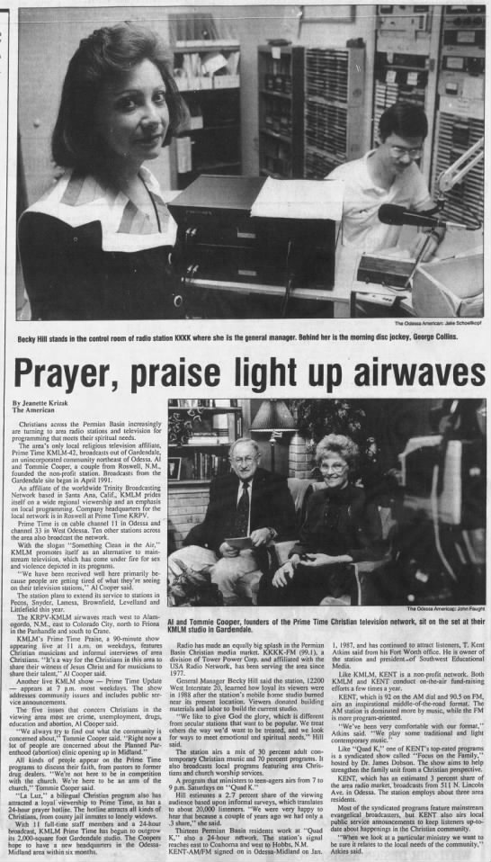 Prayer, praise light up airwaves - 