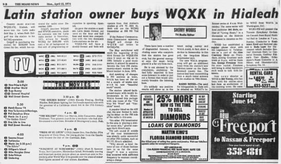 Latin station owner buys WQXK in Hialeah - 