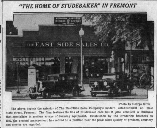 Store in Fremont, Ohio, 1933 - 