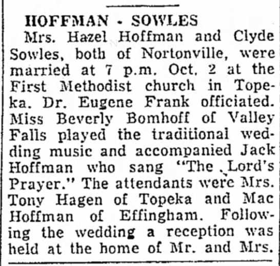 Wedding - Hoffman - Sowles - Part 1 - 