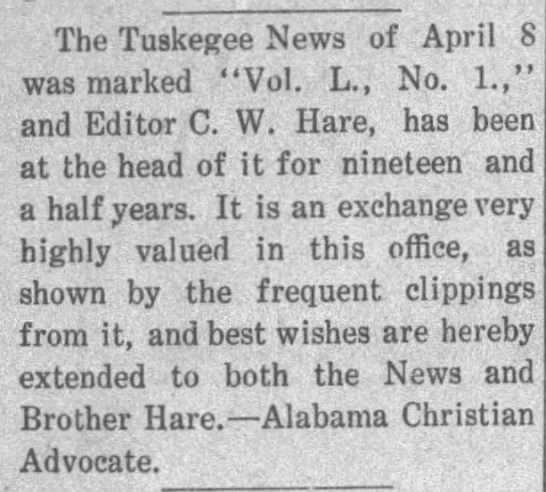 tuskegee news may 1915 - 