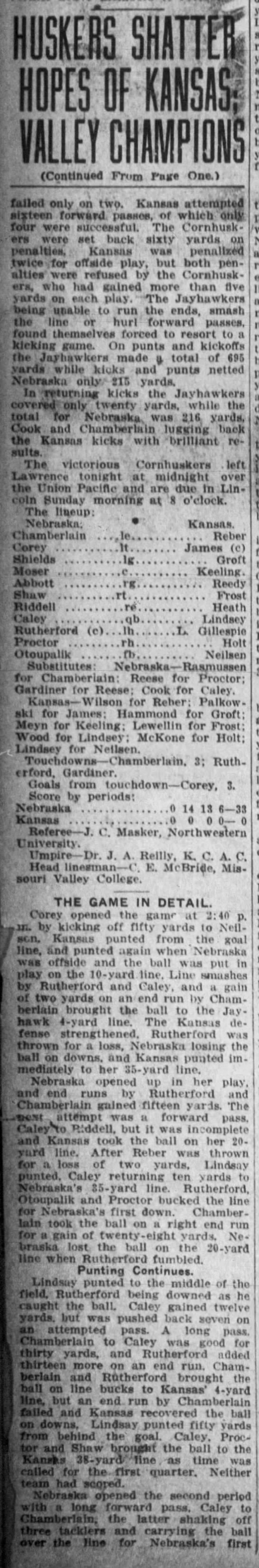 1915 Nebraska-Kansas part 2 - 