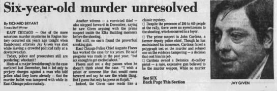 Jay Given 6year old murder unresolved May 15, 1987 part 1 - 