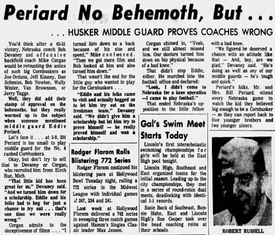 1970.10 Ed Periard feature, Colorado week - 