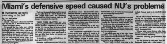 1992 Orange Bowl LJS speed - 