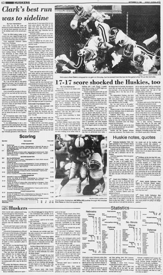 1989 Nebraska-N. Illinois football LJS2 - 