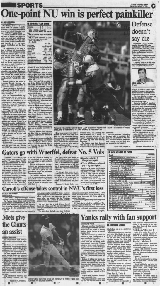 1993 Nebraska-UCLA football LJS - 