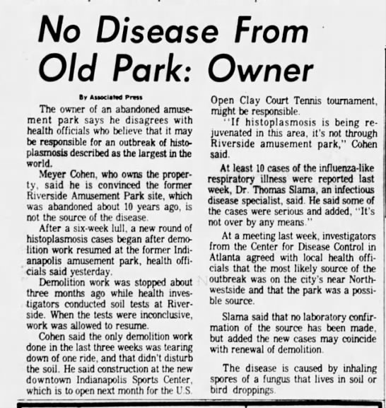 No Disease from Old Park: Owner - 