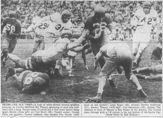 1952 Nebraska football spring game - 