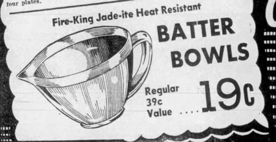 ad for jadeite batter bowl - 