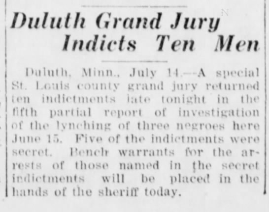 Duluth Lynching Newspapers Com