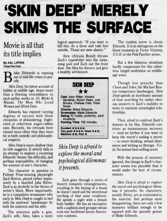 Tampa Bay Times Skin Deep review* - 