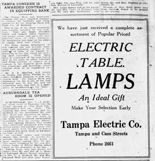 Clipping From The Tampa Tribune, Mr T Furniture Tampa