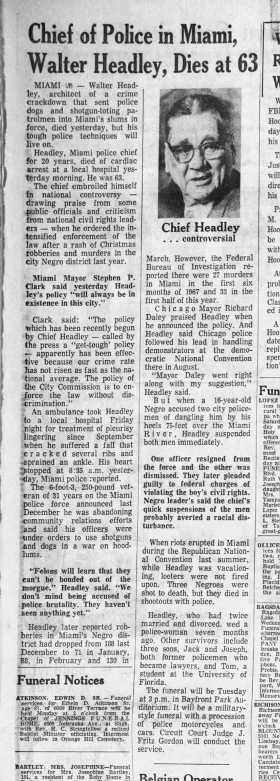 Walter Headley obit-The Tampa Tribune-11-17-1968 - 