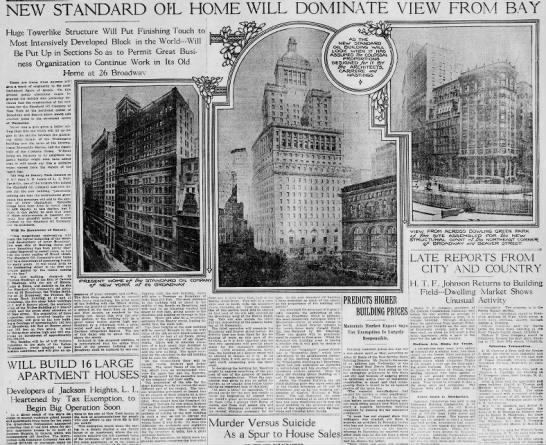 New Standard Oil Home Will Dominate View From Bay - 
