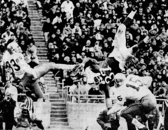 Ken Geddes, 1967 Nebraska vs. Iowa State football - 