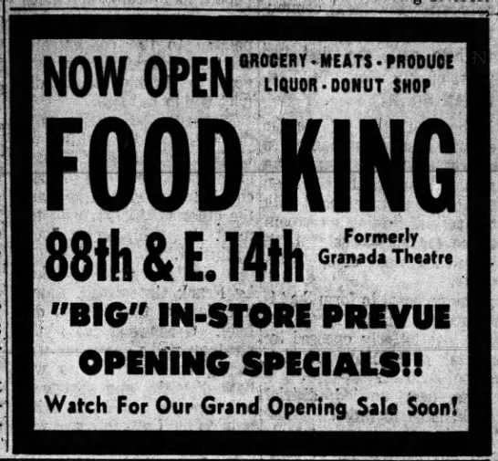 Now Open - Food King - 