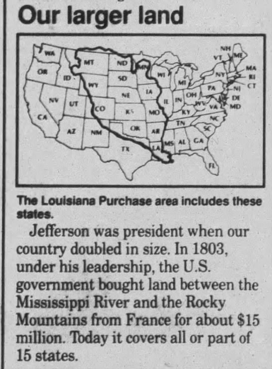 The Louisiana Purchase - 