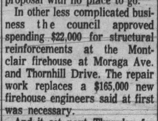 Structural Reinforcements- Oakland Tribune September 06, 1963 - 