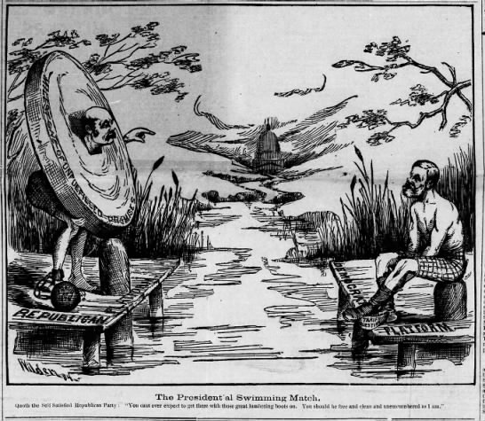 Political Cartoon 1884 - 