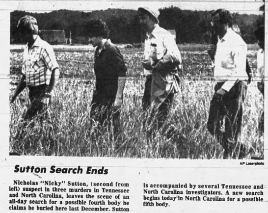 Nick Sutton takes authorities on searches for bodies. - 