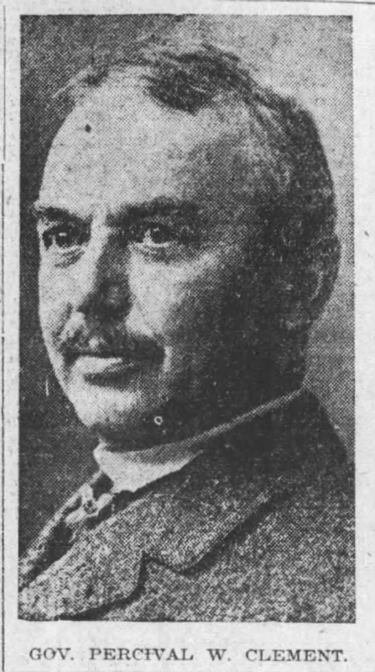 1902 Percival Clement pour Gouverneur 7/8" CELLO Vermont VT campagne Bouton 