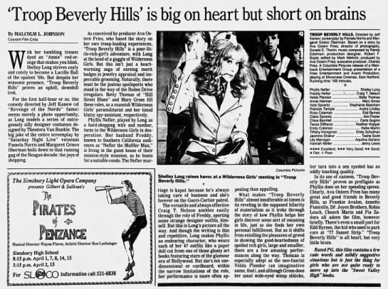 Hartford Courant Troop Beverly Hills review* - 