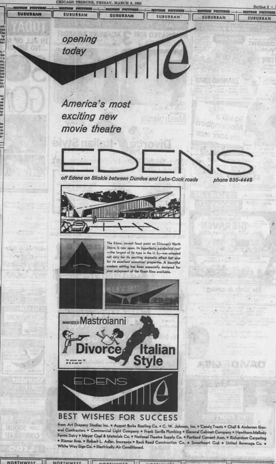 Edens theatre opening - 